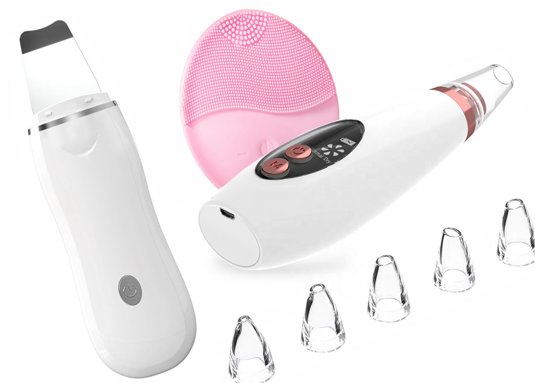 Zestaw urządzeń do oczyszczania twarzy z kawitacją | Bestsellery