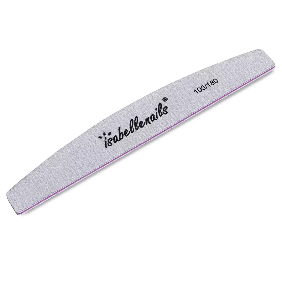 Zestaw pilników do paznokci łódka zebra 100/180 25 szt.