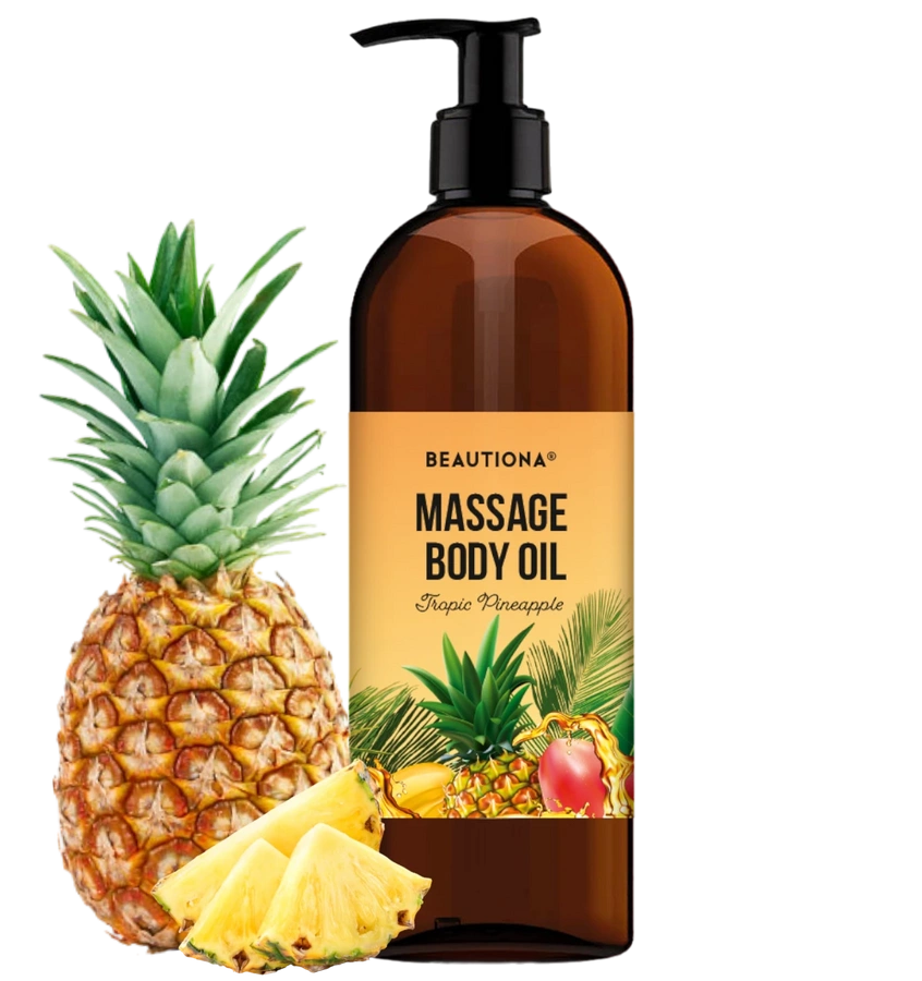 Beautiona olejek oliwka do masażu ciała tropic pineapple 500 ml