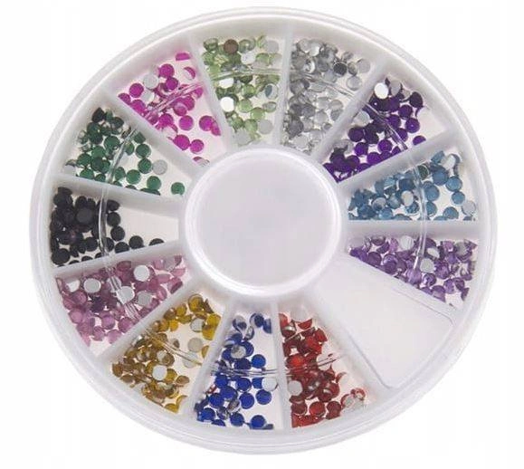 Ozdoby do paznokci MIX karuzela