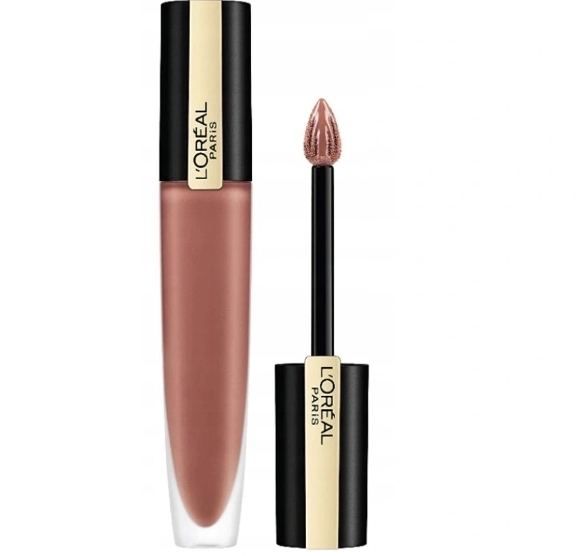 L'OREAL szpinka pomadka do ust nude rouge signature mettalic