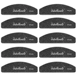 Mini polerka do paznokci, blok polerski czarny 180/240 łódka buffer 10 sztuk