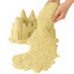 Piasek Kinetyczny 1 kg Żółty – Super Plastyczna Piaskolina dla Dzieci