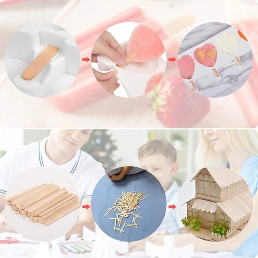 Patyczki szpatułki do lodów drewniane 11 cm 1000 szt