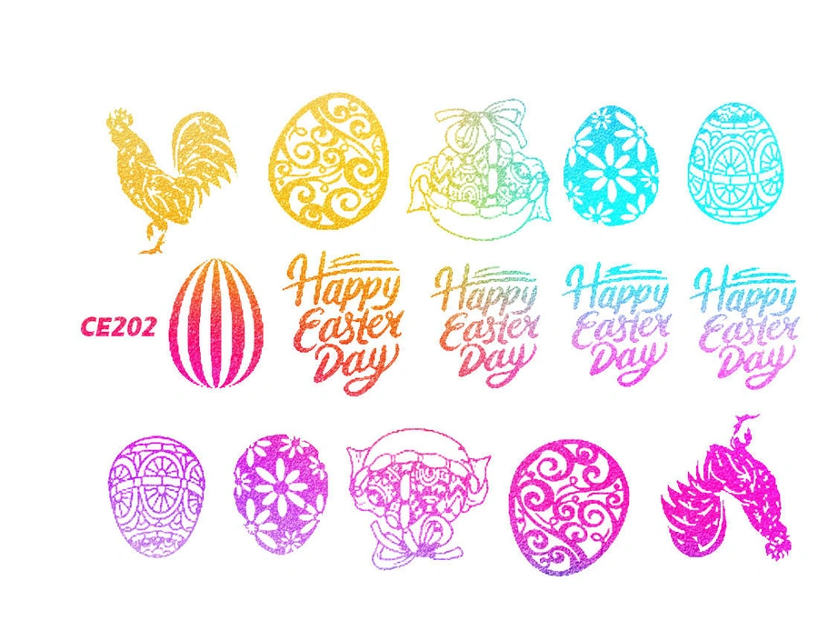 Naklejka wodna wielkanocna CE202