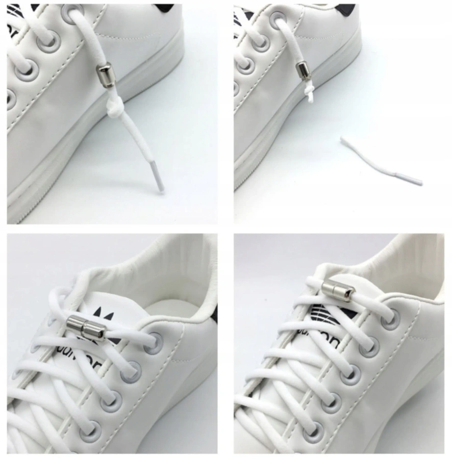 Sznurowadła elastyczne samozaciskowe bez wiązania