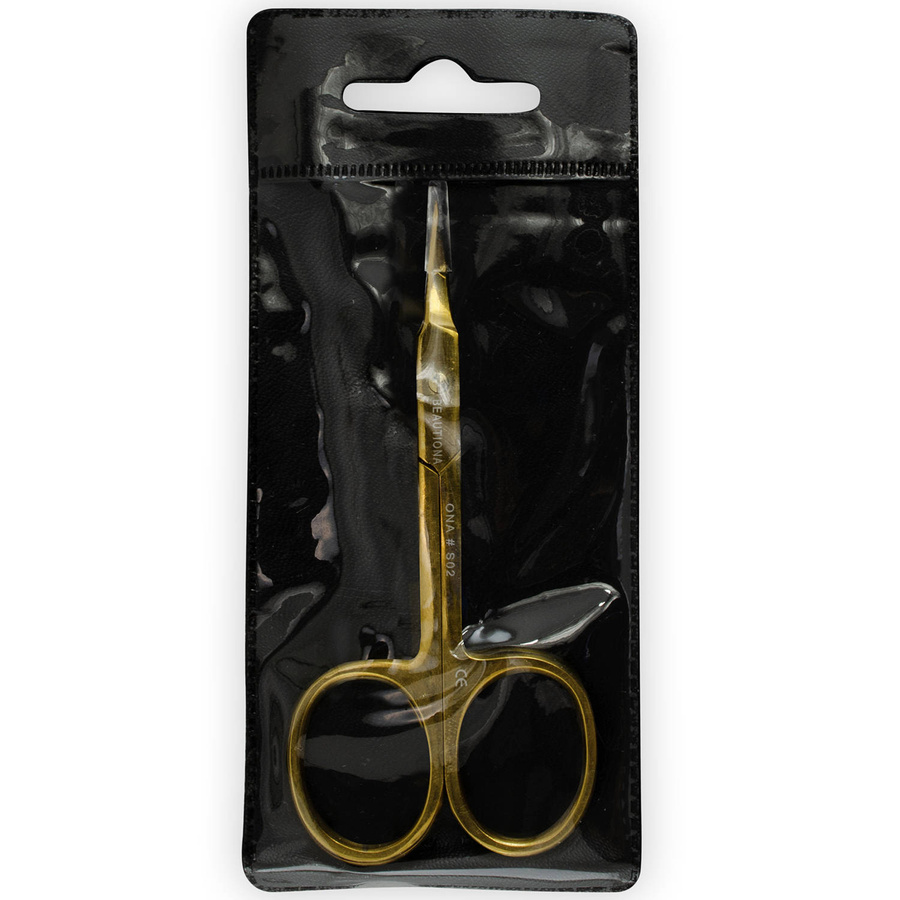 Beautiona profesjonalne nożyczki do skórek ONA #S02 złote