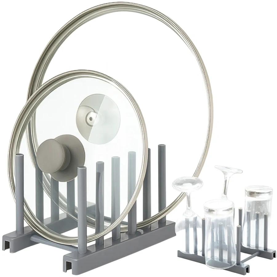 Ociekacz organizer na pokrywki do garnków i talerze 23x12x10 xm