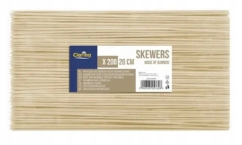 Patyczki do szaszłyków bambusowe 20 cm 200 szt