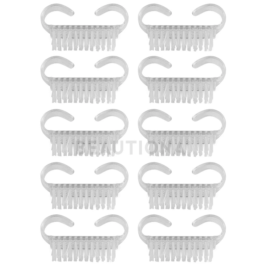 Szczoteczka Mała z Podwójnym Uchwytem, przezroczysta 10 sztuk