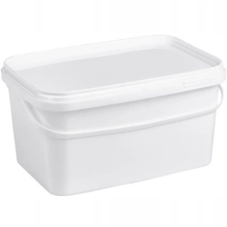 Wiaderko z pokrywką prostokątne 3,3 L 25 x 16 cm