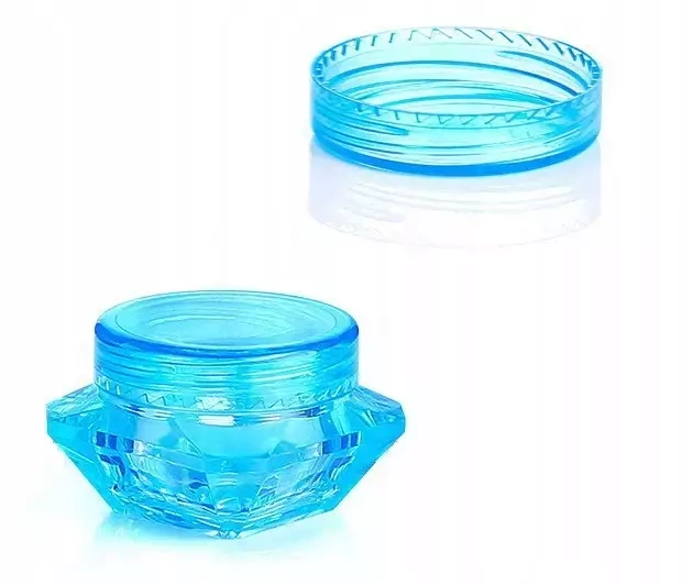 Słoiczek pojemnik na ozdoby do paznokci 5 ml niebieski