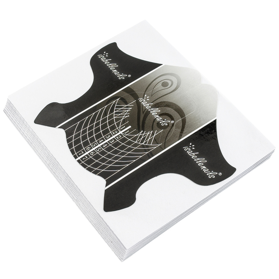 Szablony do przedłużania paznokci MOTYL 500 szt. – formy żel i akryl