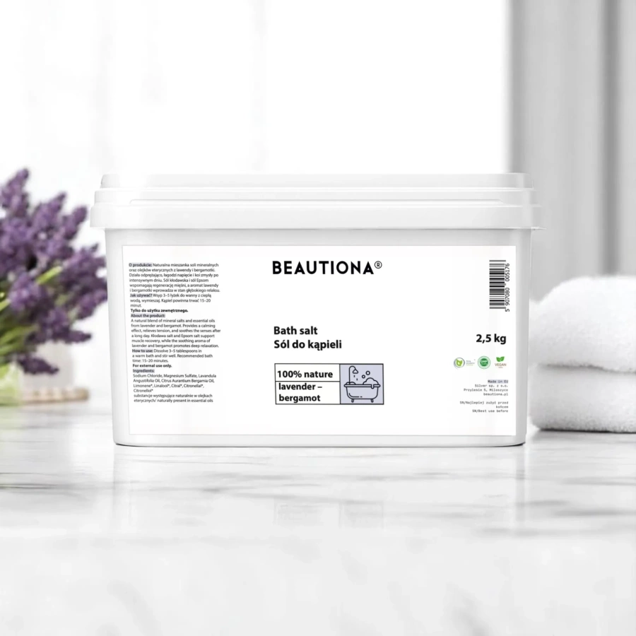 Sól do kąpieli Lawenda & Bergamotka 2,5 kg