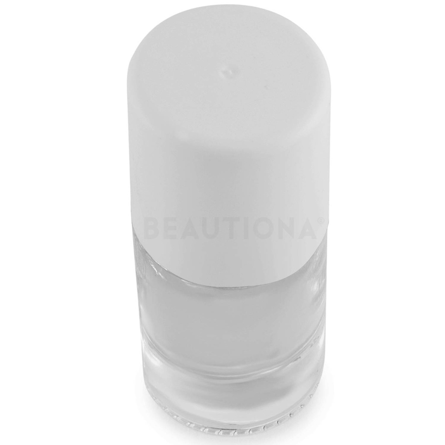 Butelka szklana z pędzelkiem na lakier oliwki pusta 7 ml