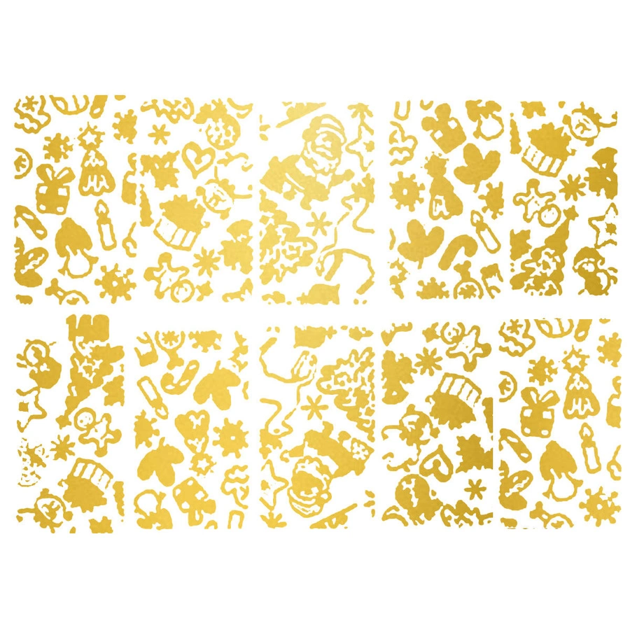 Naklejki świąteczne na paznokcie G140