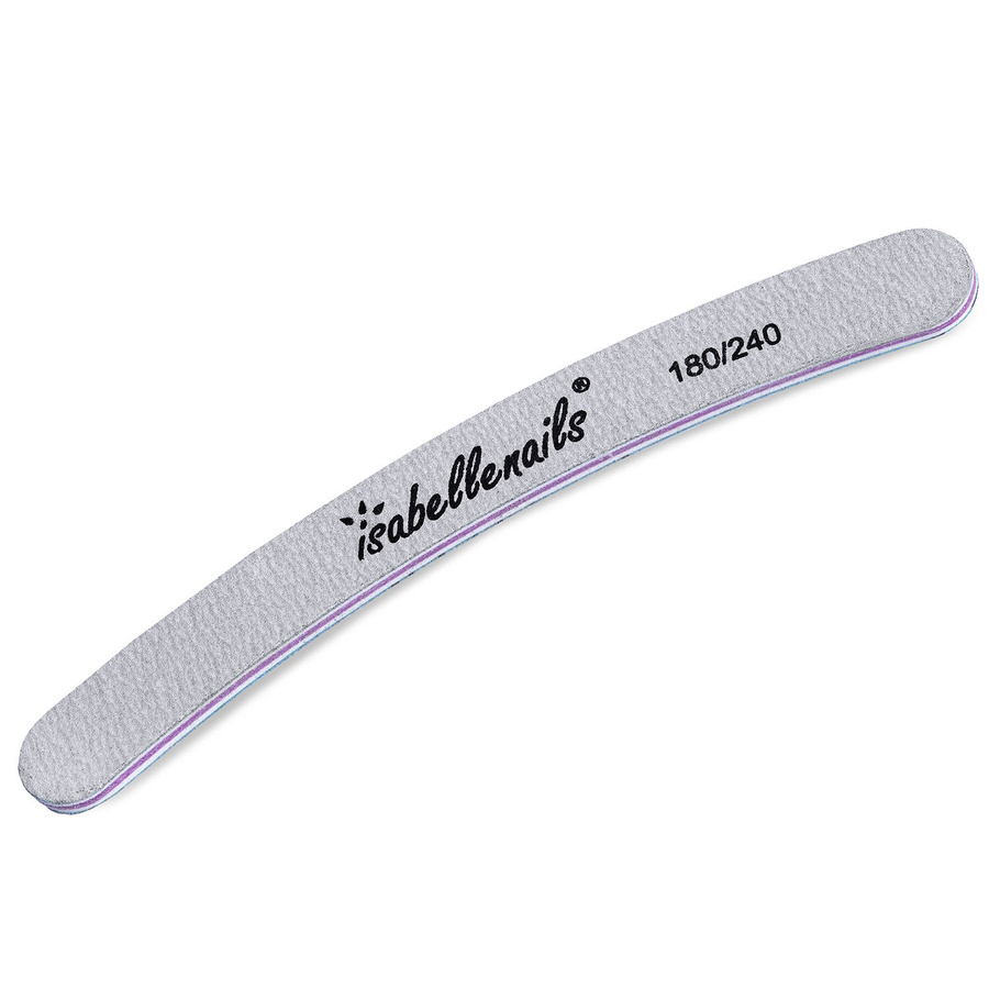 Zestaw pilników do paznokci banan zebra 180/240 50 szt.