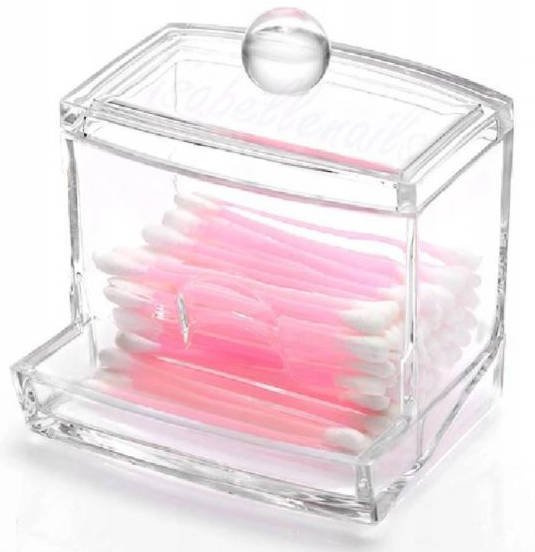 Organizer na patyczki i płatki kosmetyczne zestaw