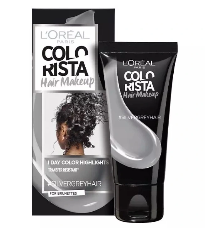 L'Oréal Paris Farba Jednodniowa Colorista Hair Makeup Silver Grey