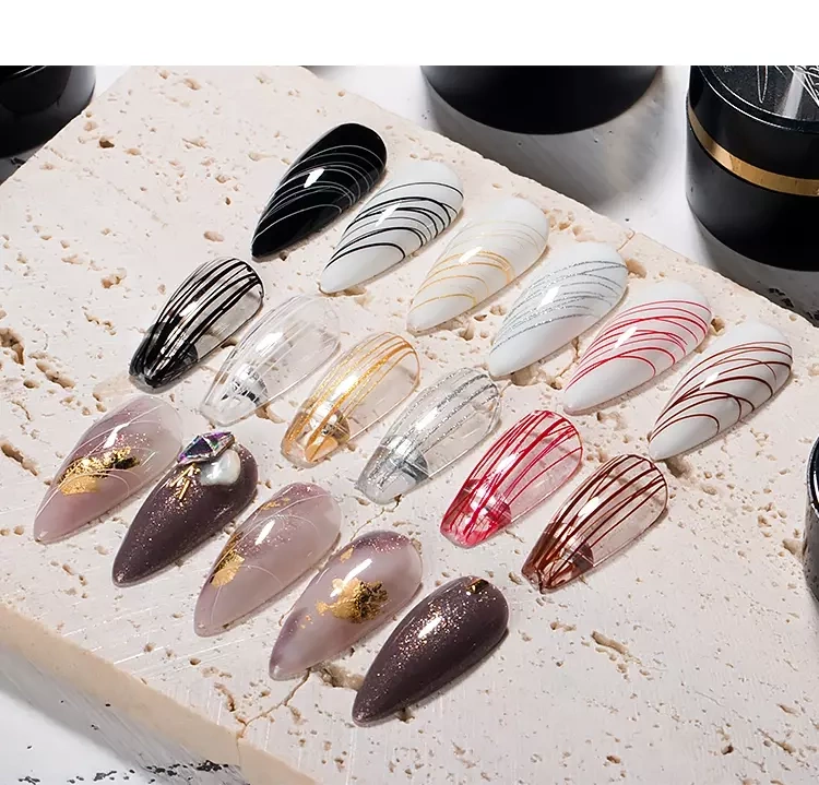 Spider gel żel do zdobień silver isabellenails 5 g