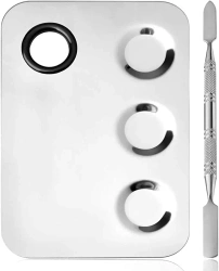 Paletka do mieszania kosmetyków, metalowa