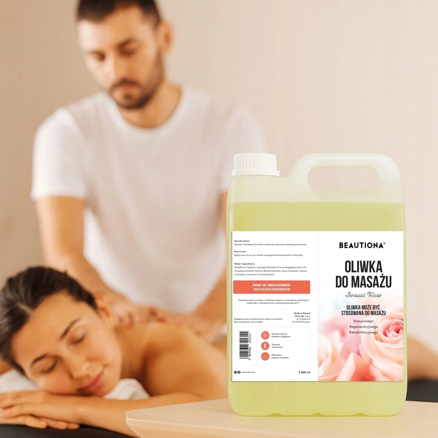 Oliwka olejek do masażu Sensual Rose 5000 ml