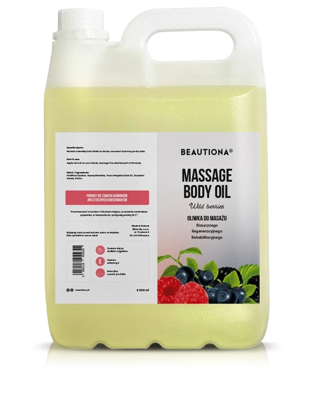 Oliwka olejek do masażu ciała wild berries 5000 ml