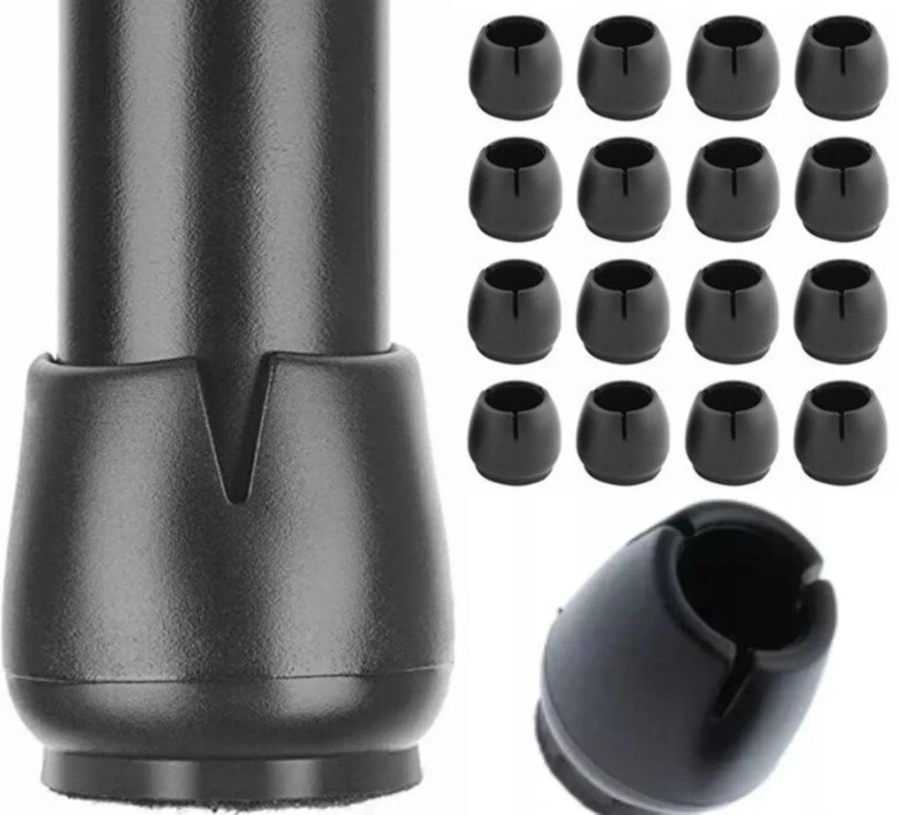 Nakładki gumowe na nogi z filcem 16 szt. 12-16 mm