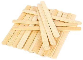 Szpatułki drewniane do wosku wąskie 100 sztuk