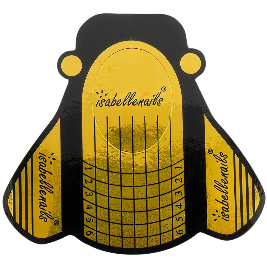 Szablony summer gold do przedłużania paznokci żelem 20 szt.