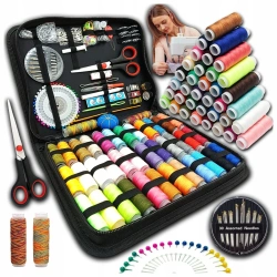 Zestaw do szycia przybornik krawiecki - igły, nitki nożyczki