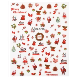 Naklejki na paznokcie samoprzylepne motyw świąteczny