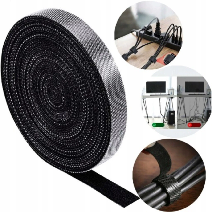 Opaska rzep na kable regulowana 50 cm