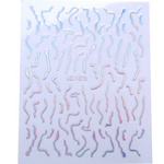 Naklejki 3D na paznokcie holo JO-1579