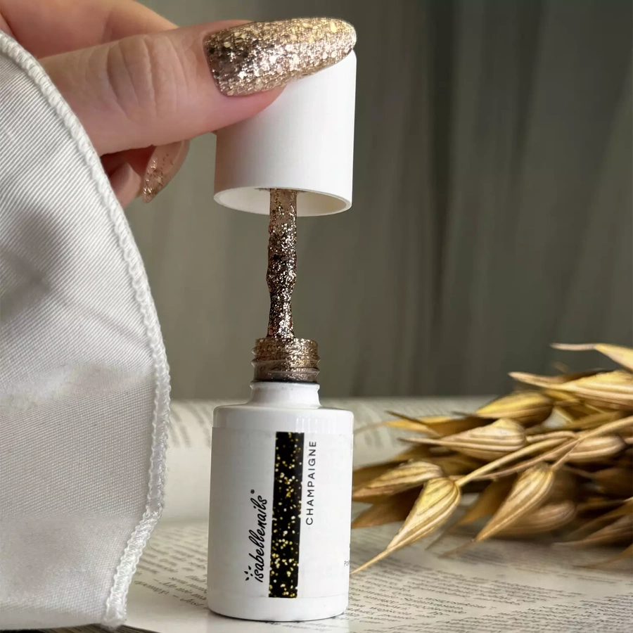 Lakier hybrydowy 7 ml - 374. Champaigne