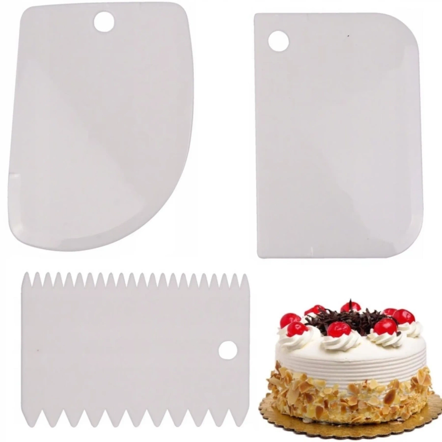 Szpatułka do dekoracji ciast i tortów 3 szt