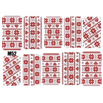 Naklejki wodne świąteczne na paznokcie M52