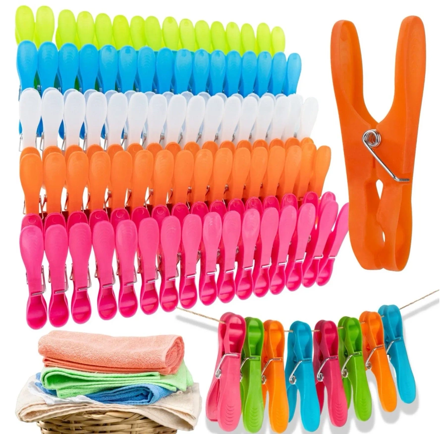 Wytrzymałe klamerki na pranie 160 szt
