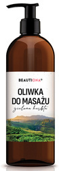 Beautiona olejek oliwka do masażu ciała zielona herbata 500 ml