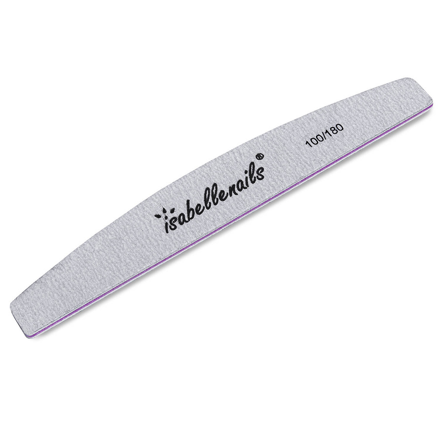 Zestaw pilników do paznokci łódka zebra 100/180 10 szt.