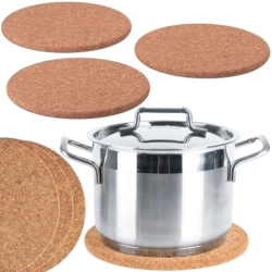 Podkładki z naturalnego korka 3 sztuki