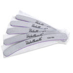 Zestaw pilników do paznokci banan zebra 100/180 bezpieczny pakiet 10 szt.