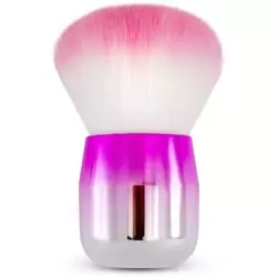 Pędzel do odpylania paznokci biało-różowy