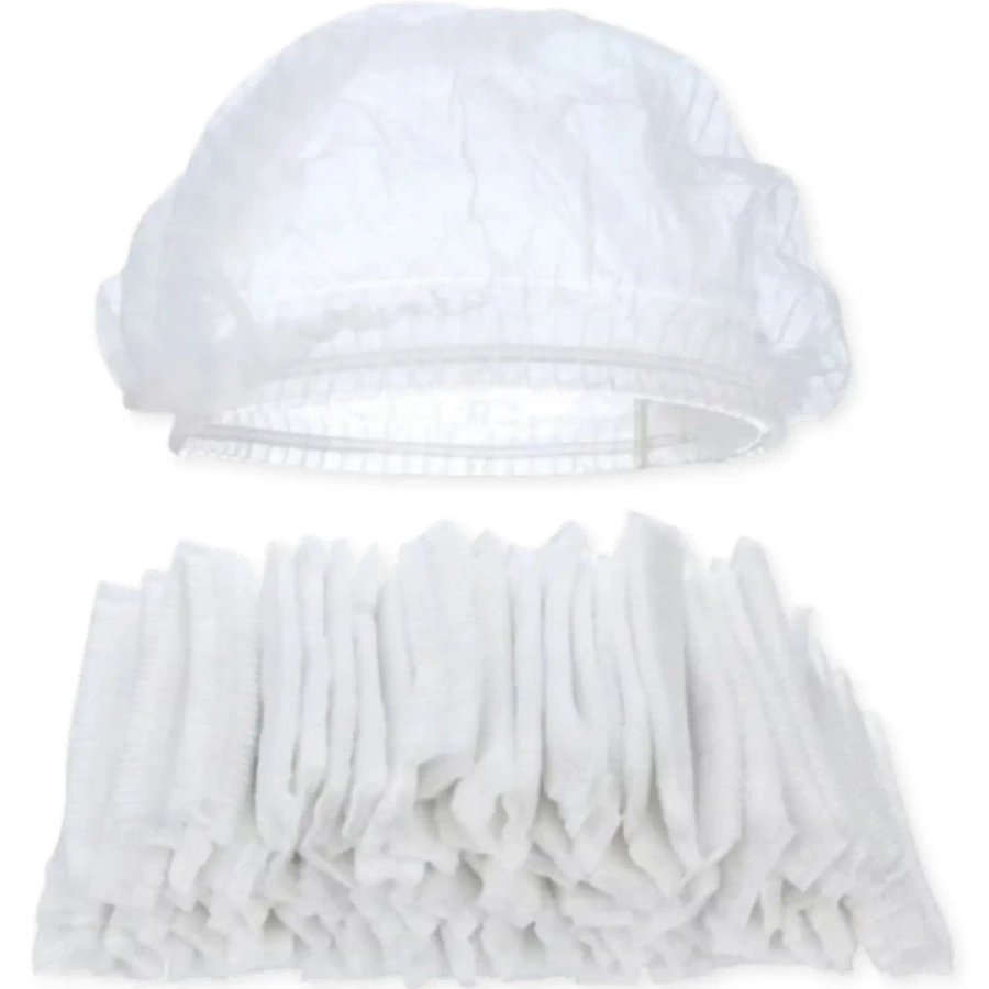 Jednorazowy czepek kosmetyczny 100 sztuk