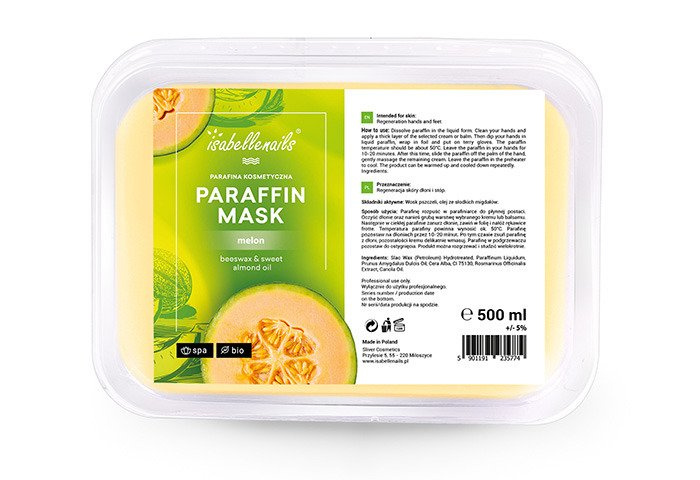 Parafina kosmetyczna isabellenails melon 500 ml