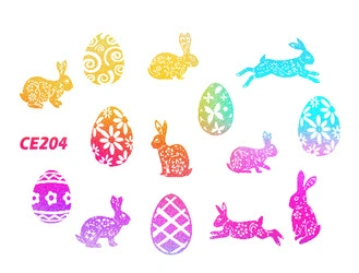 Naklejka wodna wielkanocna CE204