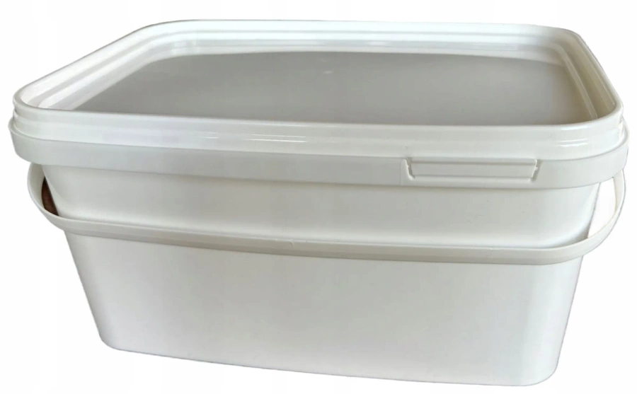 Wiaderko z pokrywką prostokątne 3,3 L 25 x 16 cm