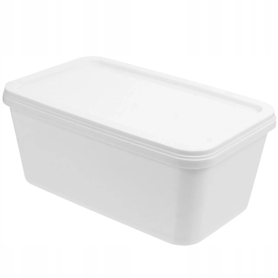 Wiaderko z pokrywką prostokątne 3,3 L 25 x 16 cm