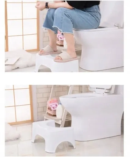 Łazienkowy podnóżek toaletowy 42 cm x 17 cm x 26 cm