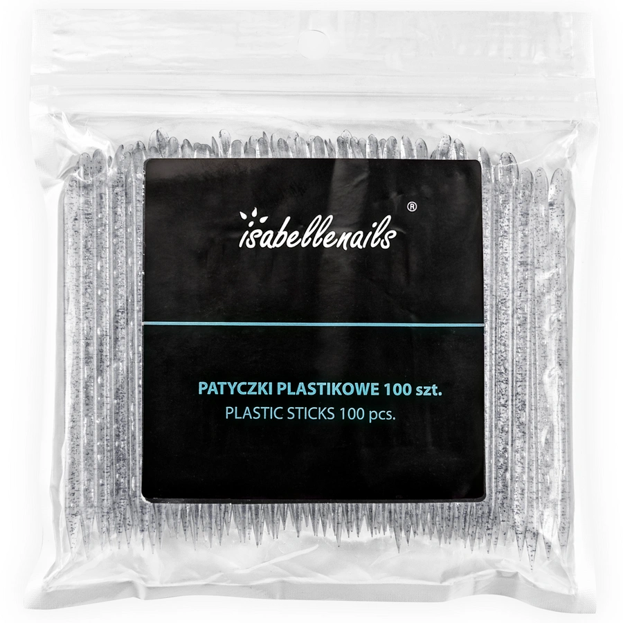 Patyczki do manicure, odsuwania skórek 100 sztuk szare